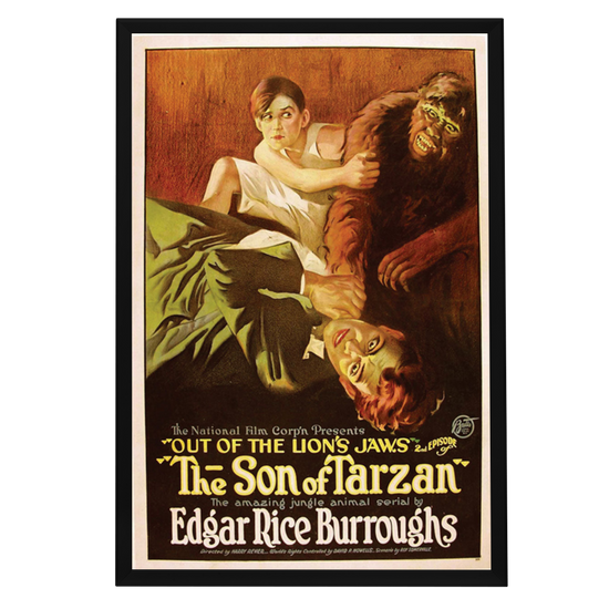 "Son Of Tarzan" (1920) Framed Movie Poster