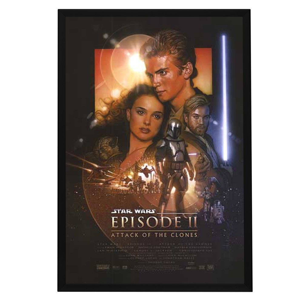 "Star Wars: Episode II - Attack Of The Clones" (2002) Framed Movie Poster