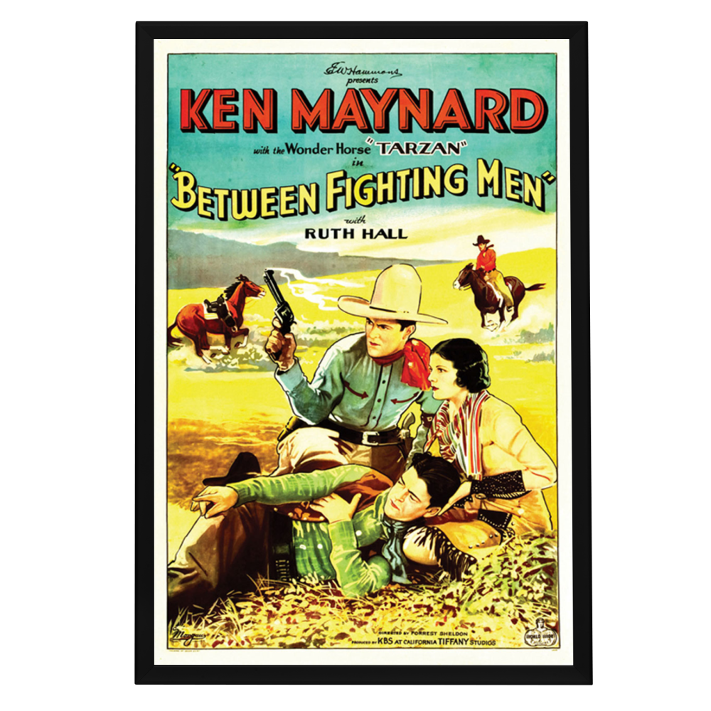 "Between Fighting Men" (1932) Framed Movie Poster