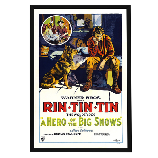 "Hero Of The Big Snows" (1926) Framed Movie Poster