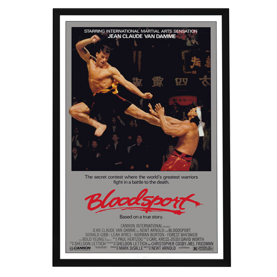 "Bloodsport" (1988) Framed Movie Poster