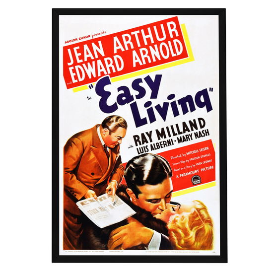 "Easy Living" (1937) Framed Movie Poster