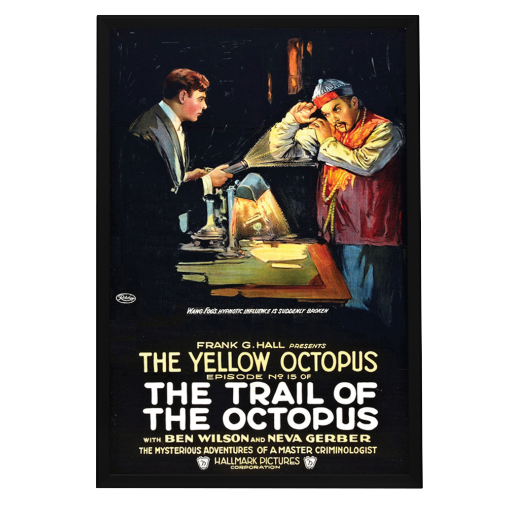 "Trail Of The Octopus" (1919) Framed Movie Poster