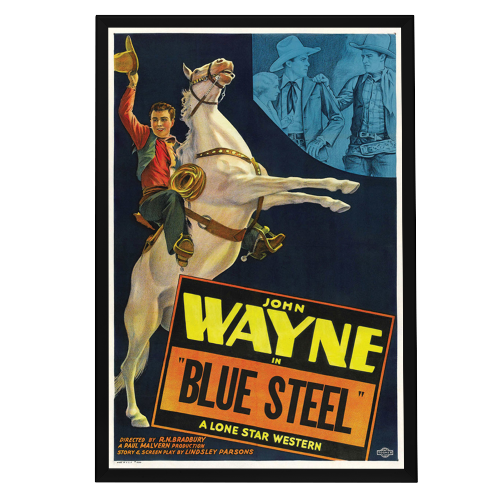 "Blue Steel" (1934) Framed Movie Poster