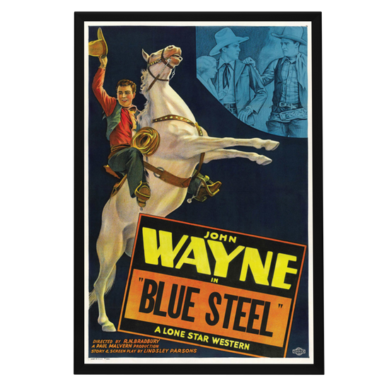 "Blue Steel" (1934) Framed Movie Poster