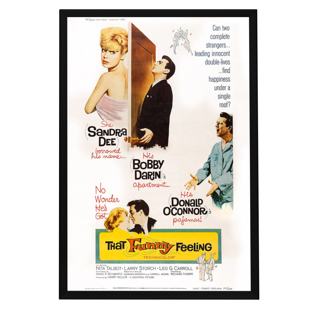 "That Funny Feeling" (1965) Framed Movie Poster