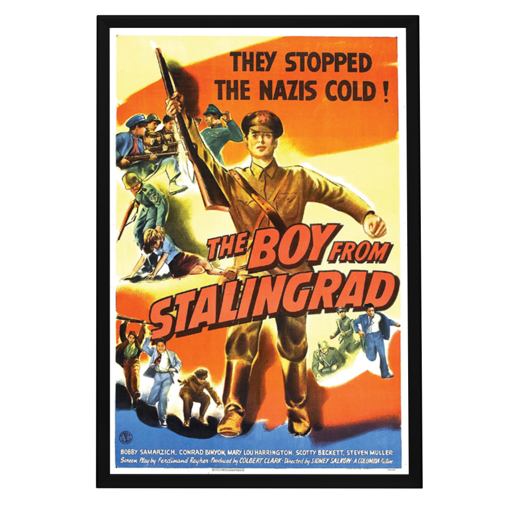 "Boy From Stalingrad" (1943) Framed Movie Poster