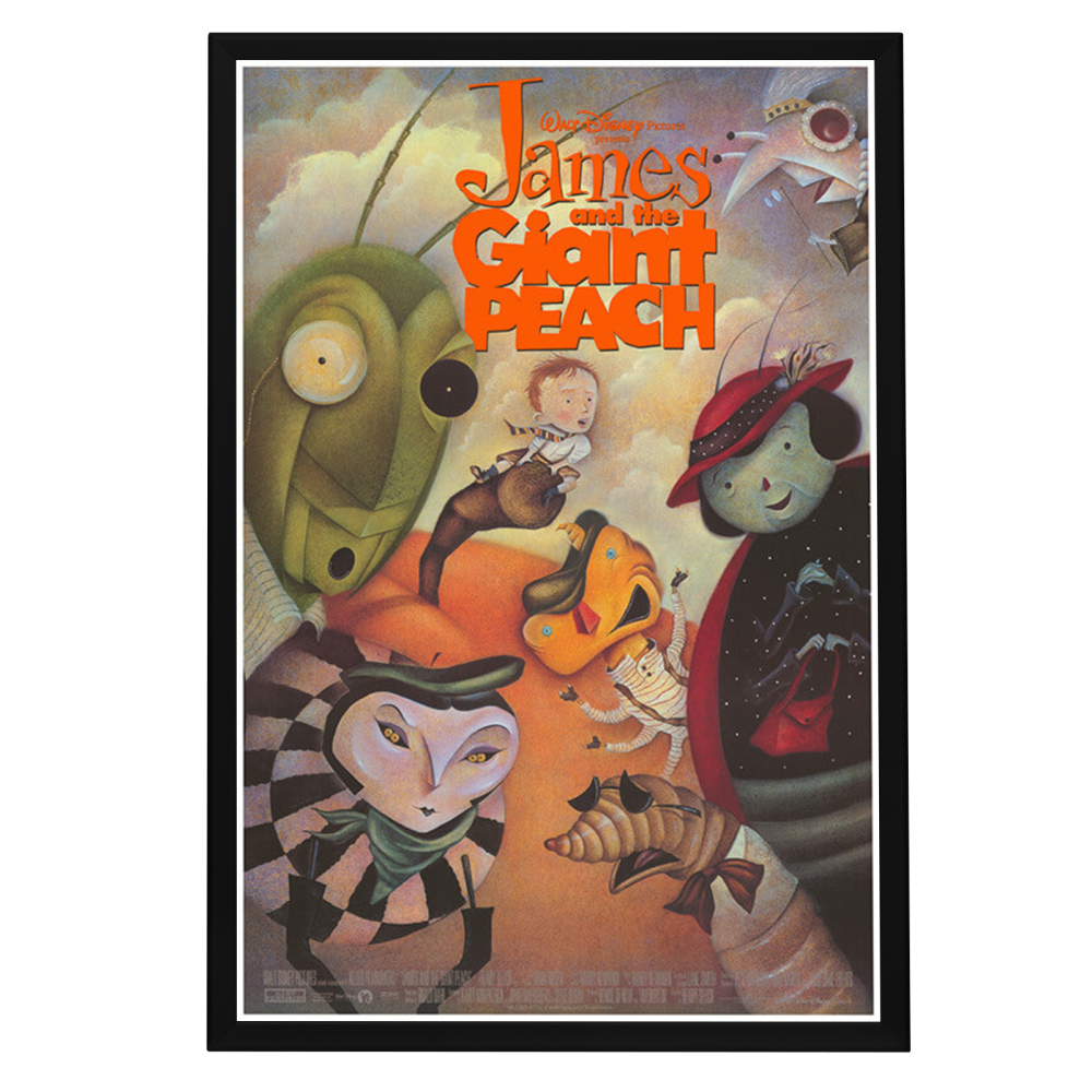 "James and the Giant Peach" (1996) Framed Movie Poster