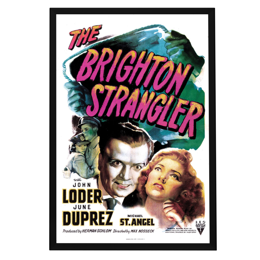 "Brighton Strangler" (1945) Framed Movie Poster