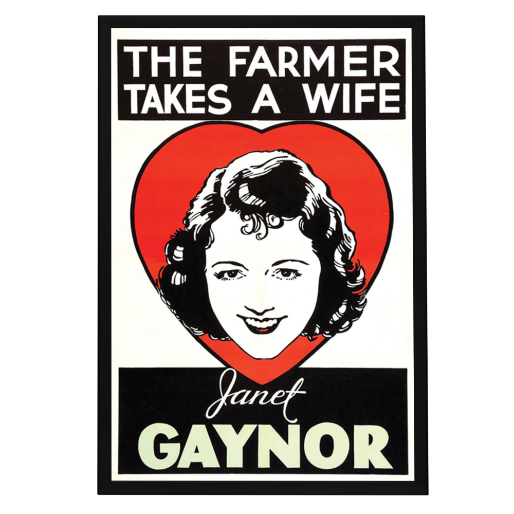 "Farmer Takes A Wife" (1935) Framed Movie Poster