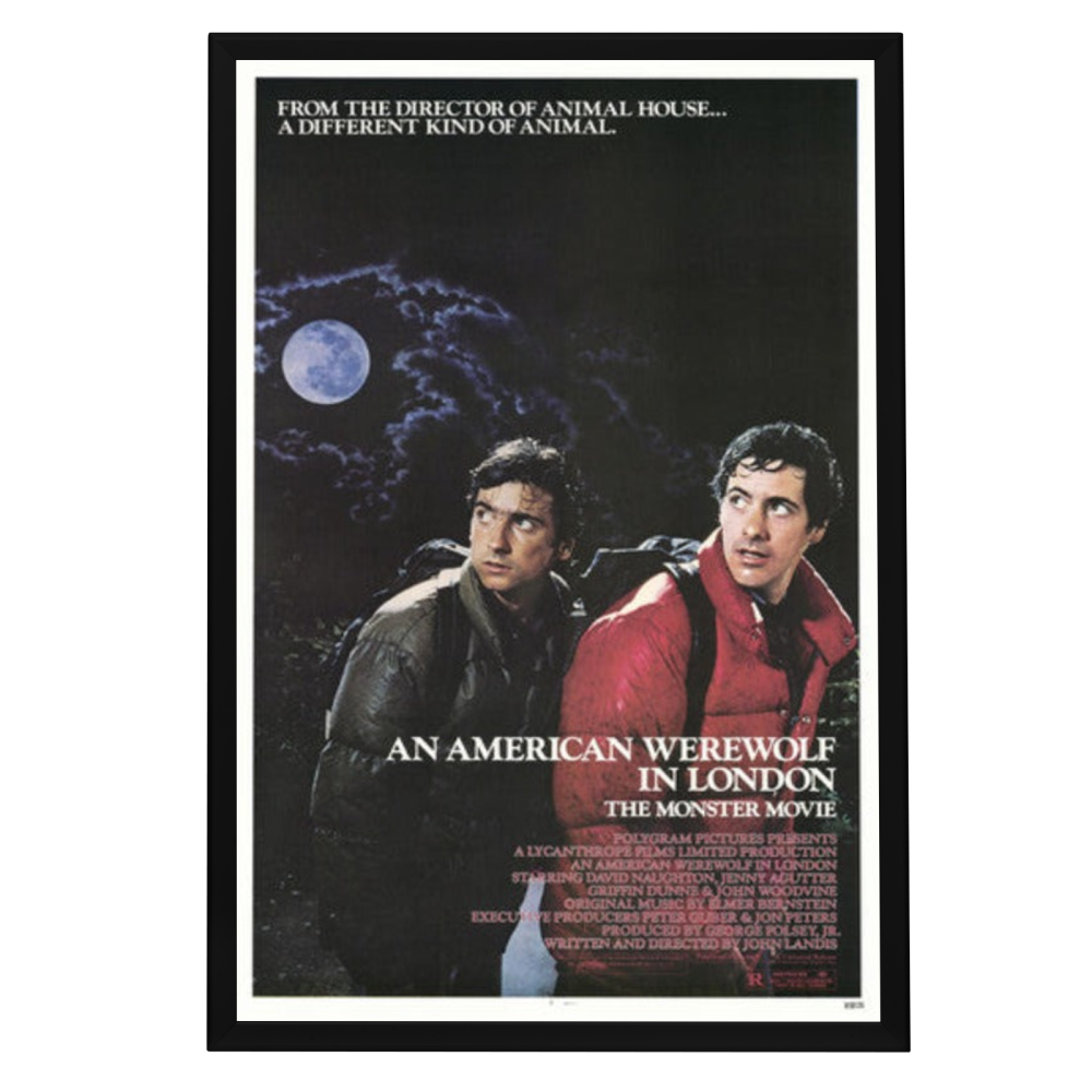 "American Werewolf in London" (1981) Framed Movie Poster