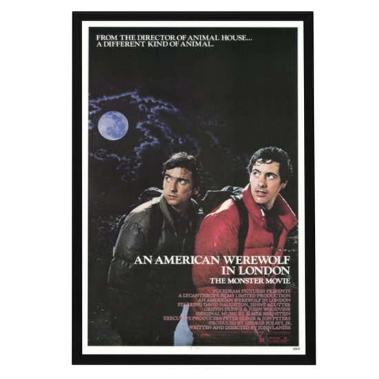 "American Werewolf in London" (1981) Framed Movie Poster