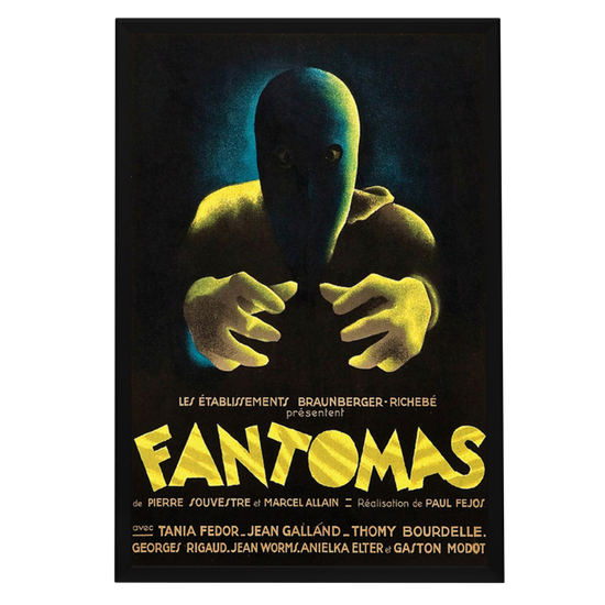 "Fantomas (French)" (1964) Framed Movie Poster