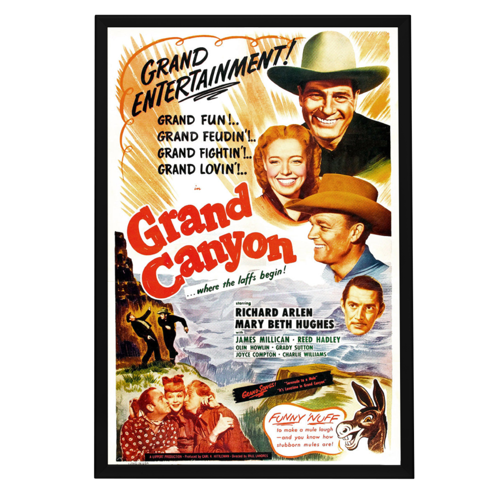 "Grand Canyon" (1949) Framed Movie Poster