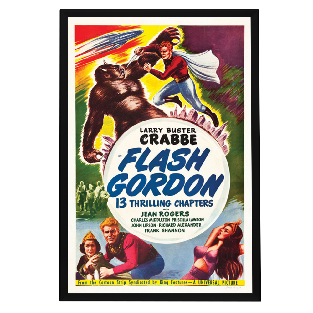 "Flash Gordon" (1936) Framed Movie Poster