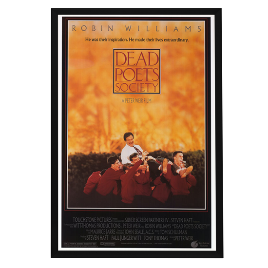 "Dead Poets Society" (1989) Framed Movie Poster