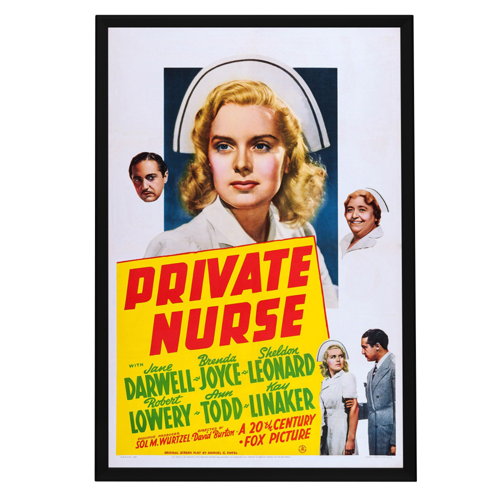 "Private Nurse" (1941) Framed Movie Poster