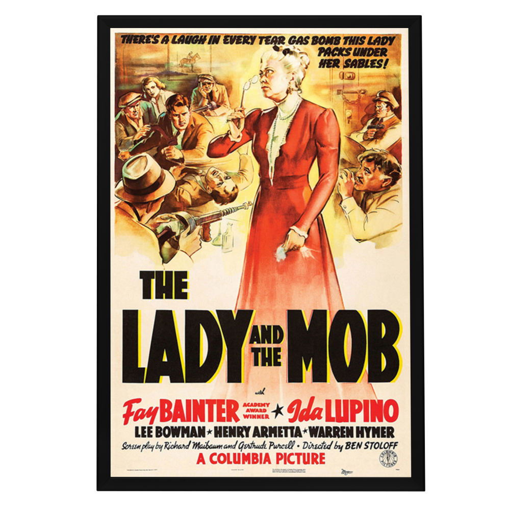 "Lady And The Mob" (1939) Framed Movie Poster