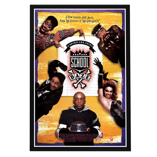 "School Daze" (1988) Framed Movie Poster