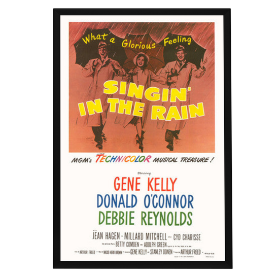 "Singin' in the Rain" (1952) Framed Movie Poster