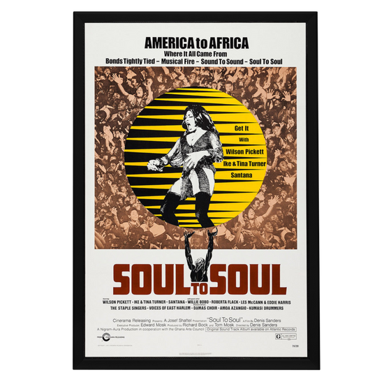 "Soul To Soul" (1971) Framed Movie Poster