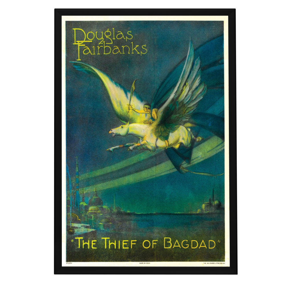 "Thief Of Bagdad" (1924) Framed Movie Poster