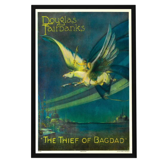 "Thief Of Bagdad" (1924) Framed Movie Poster