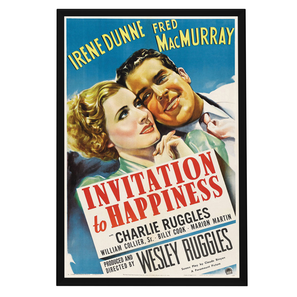 "Invitation To Happiness" (1939) Framed Movie Poster