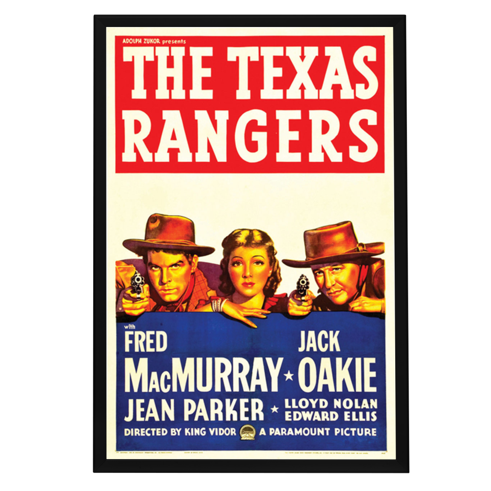 "Texas Rangers" (1936) Framed Movie Poster