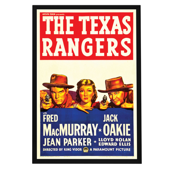 "Texas Rangers" (1936) Framed Movie Poster