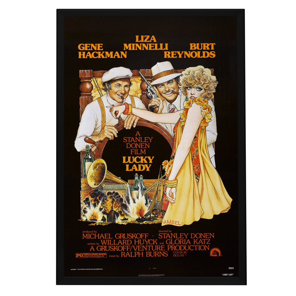 "Lucky Lady" (1975) Framed Movie Poster