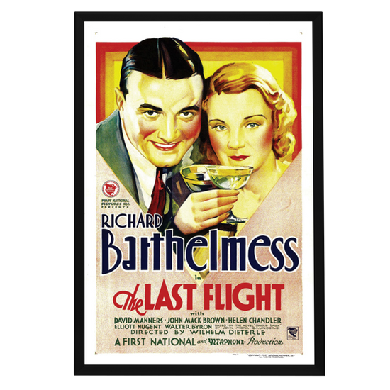 "Last Flight" (1931) Framed Movie Poster