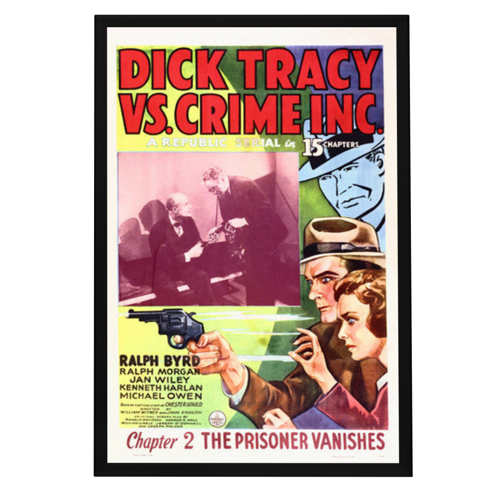 "Dick Tracy vs. Crime Inc." (1941) Framed Movie Poster