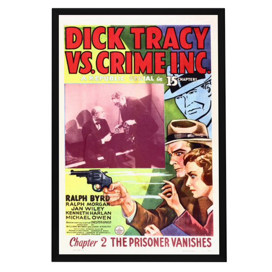 "Dick Tracy vs. Crime Inc." (1941) Framed Movie Poster