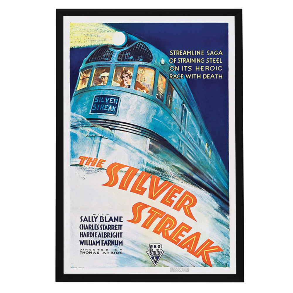 "Silver Streak" (1935) Framed Movie Poster