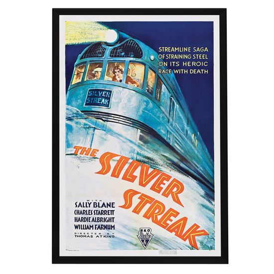 "Silver Streak" (1935) Framed Movie Poster