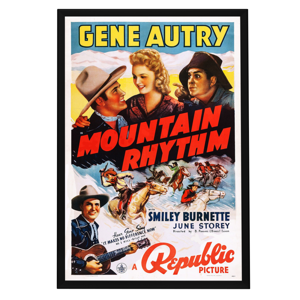 "Mountain Rhythm" (1939) Framed Movie Poster