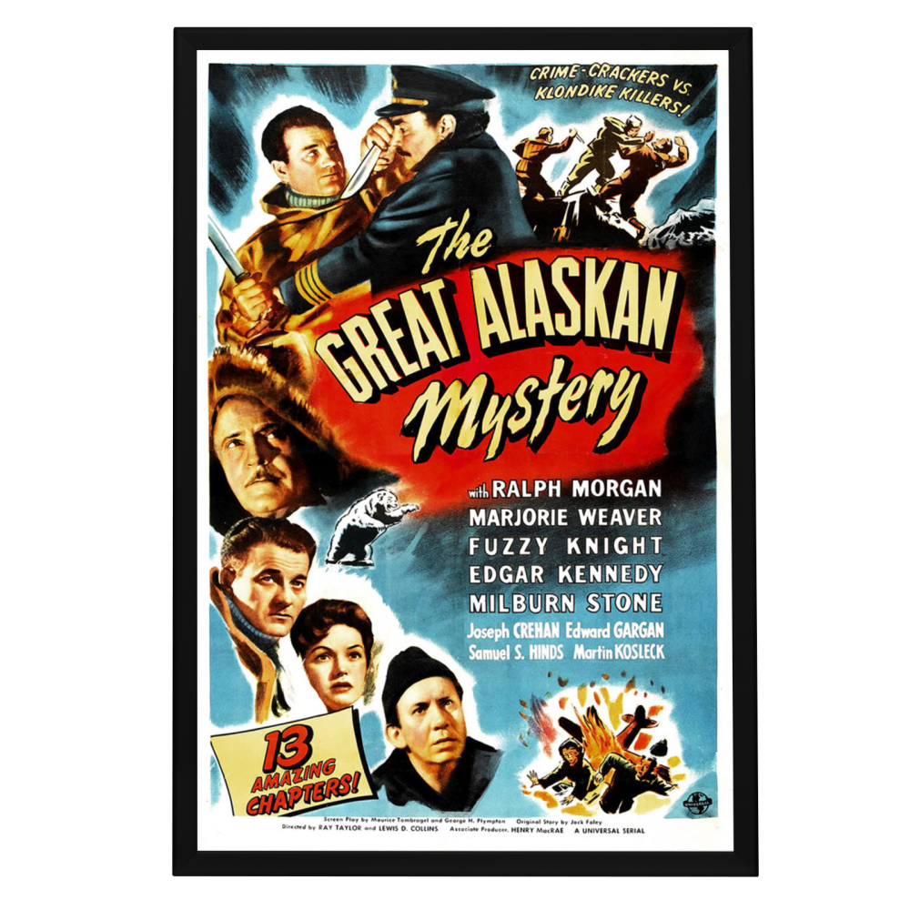 "Great Alaskan Mystery" (1944) Framed Movie Poster