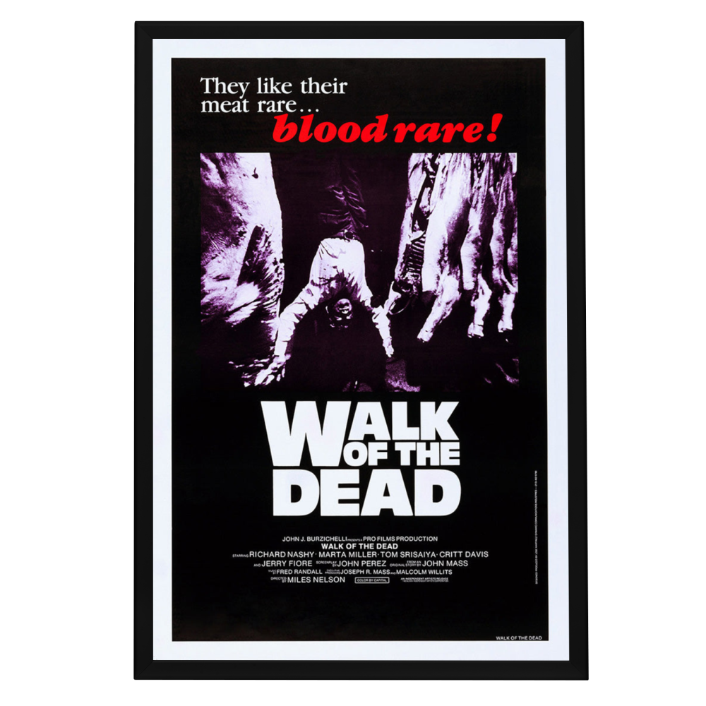 "Walk Of The Dead" (1973) Framed Movie Poster