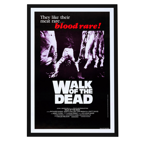 "Walk Of The Dead" (1973) Framed Movie Poster