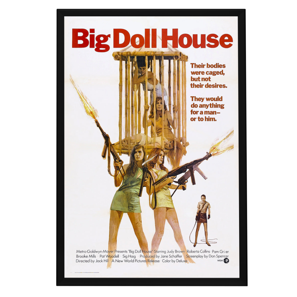 "Big Doll House" (1971) Framed Movie Poster