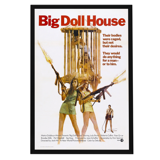 "Big Doll House" (1971) Framed Movie Poster