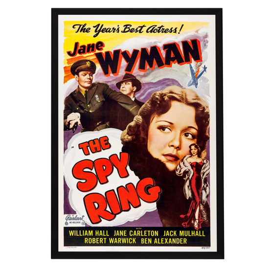 "Spy Ring" (1938) Framed Movie Poster