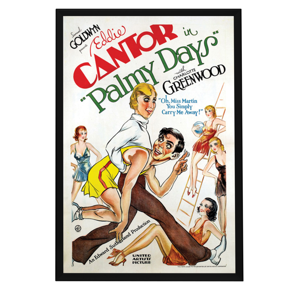 "Palmy Days" (1931) Framed Movie Poster