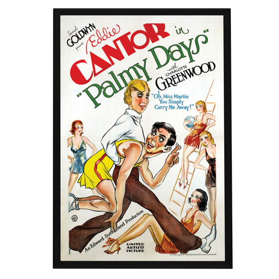 "Palmy Days" (1931) Framed Movie Poster