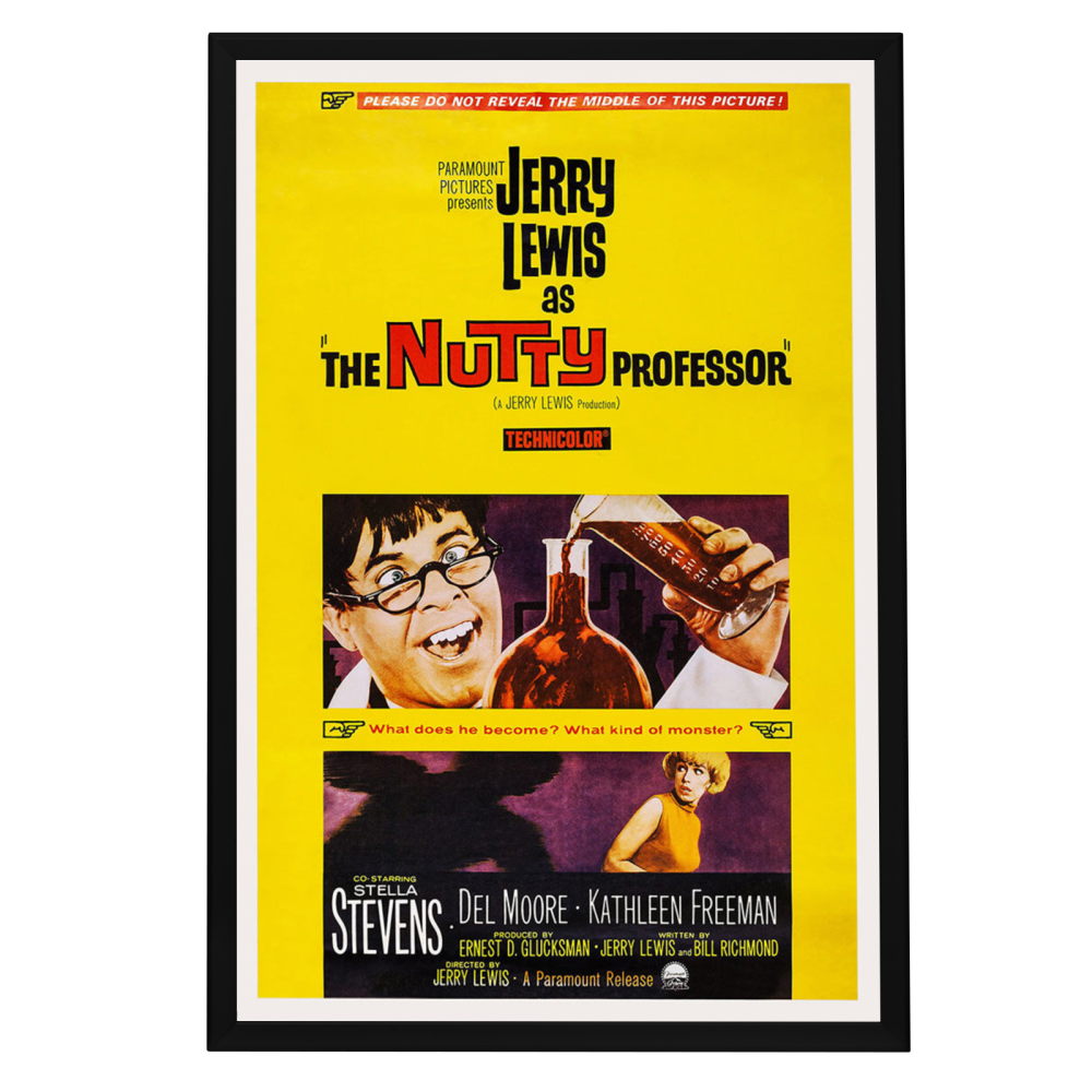 "Nutty Professor" (1963) Framed Movie Poster