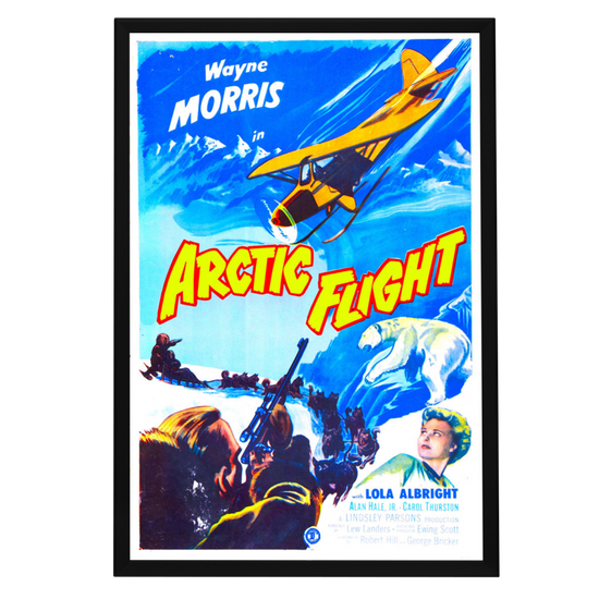 "Arctic Flight" (1952) Framed Movie Poster