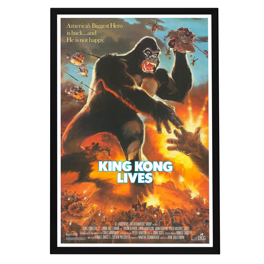 "King Kong Lives" (1986) Framed Movie Poster