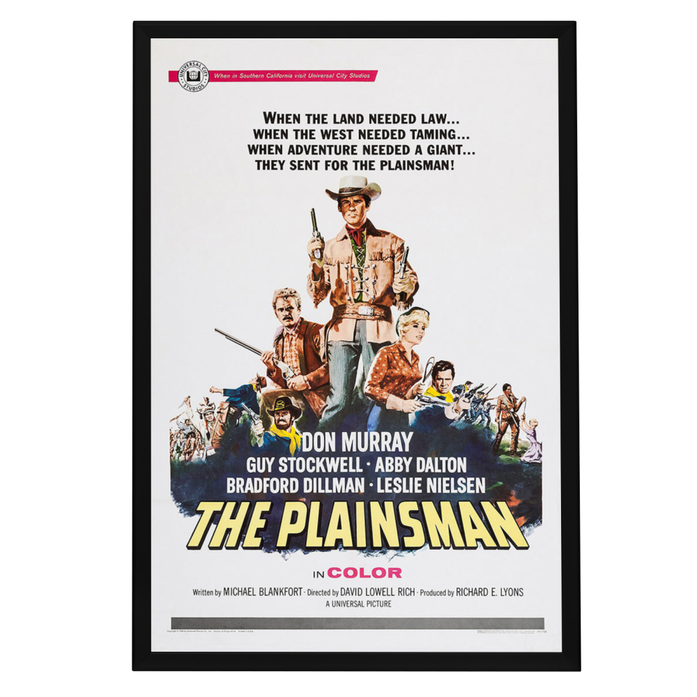 "Plainsman" (1966) Framed Movie Poster