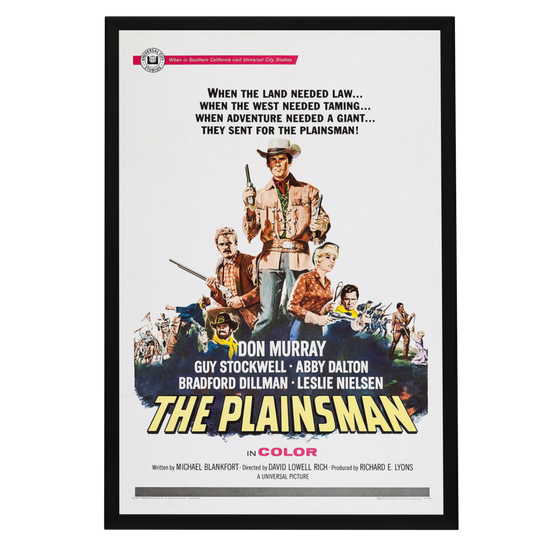 "Plainsman" (1966) Framed Movie Poster